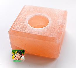 Himalayan Salt Candle Holder SQUARE